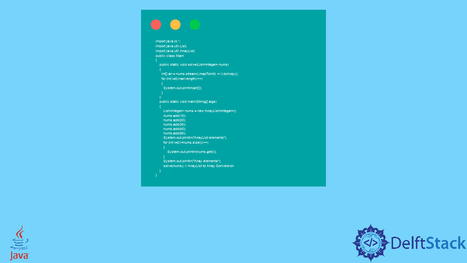 convert int array to linked list java